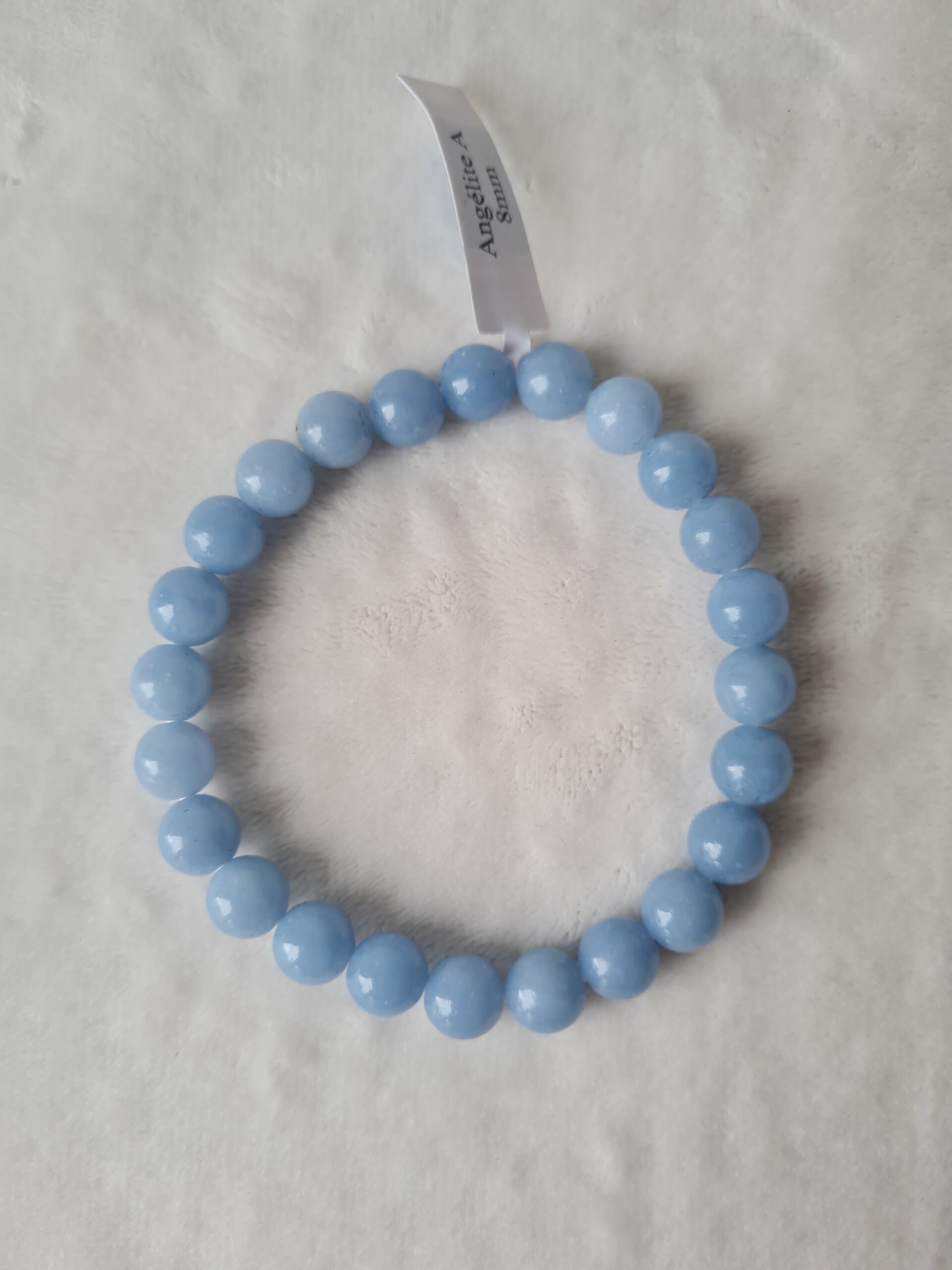 bracelet pierre naturelle angélite