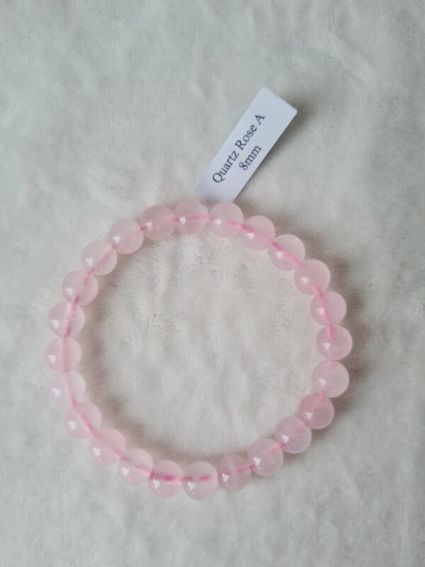 bracelet boulet quartz rose