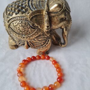 Bracelet “Joyeux” en cornaline