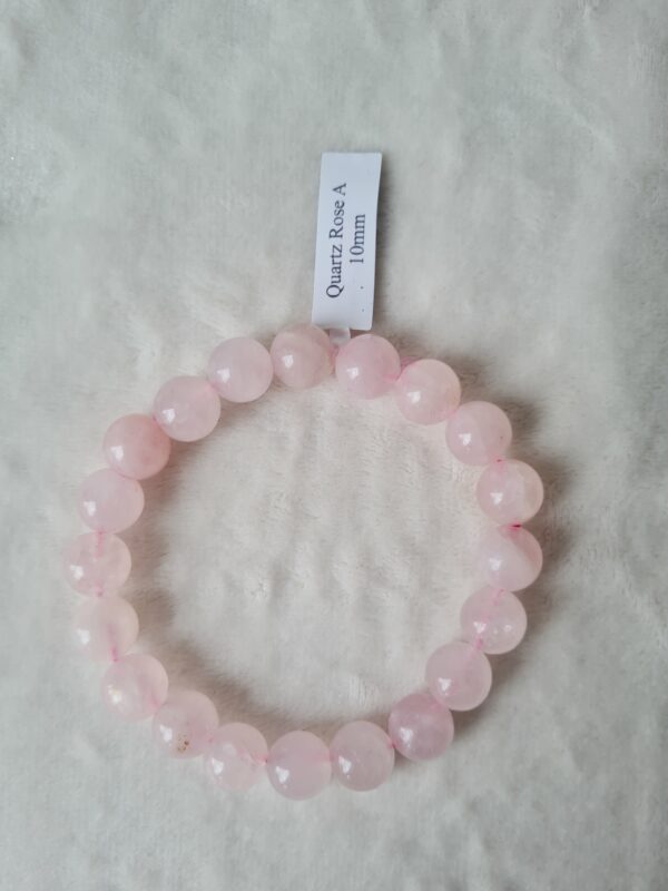 bracelet boulet quartz rose