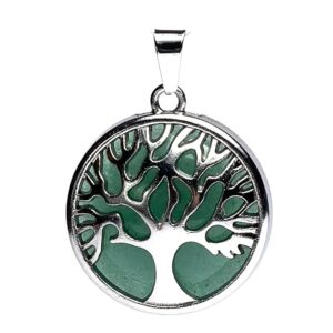 Pendentif Arbre de vie Aventurine