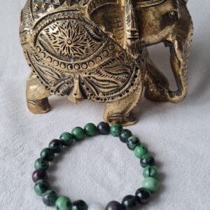 Bracelet “Equilibre” en Rubis Zoïsite