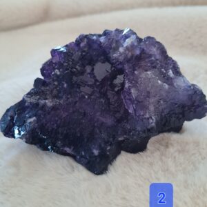 Fluorite (fluorine) violette N°2 – 366 G