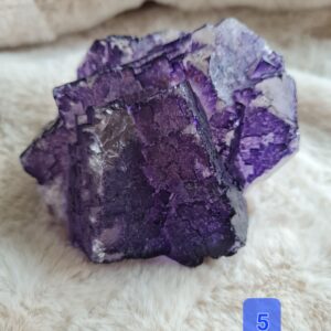 Fluorite (fluorine) violette N°5 – 487 G