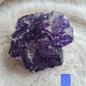 Fluorite (fluorine) violette N°5 – 487 G