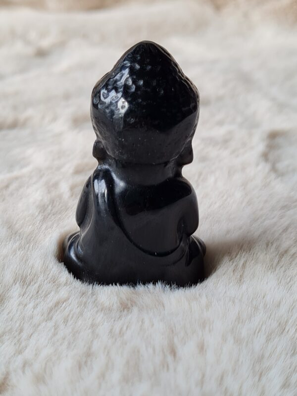 figurine pierre naturelle obsidienne