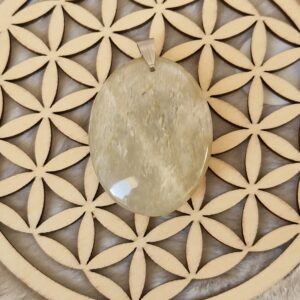 Pendentif ovale en Pierre de Lune AA