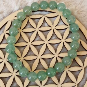 Bracelet “Liberté d’esprit” en aventurine verte 8mm