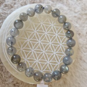 Bracelet “Protection” en Labradorite 8,5mm AA