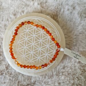 Bracelet “Joyeux” en cornaline