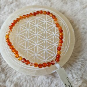 Bracelet “Joyeux” en cornaline